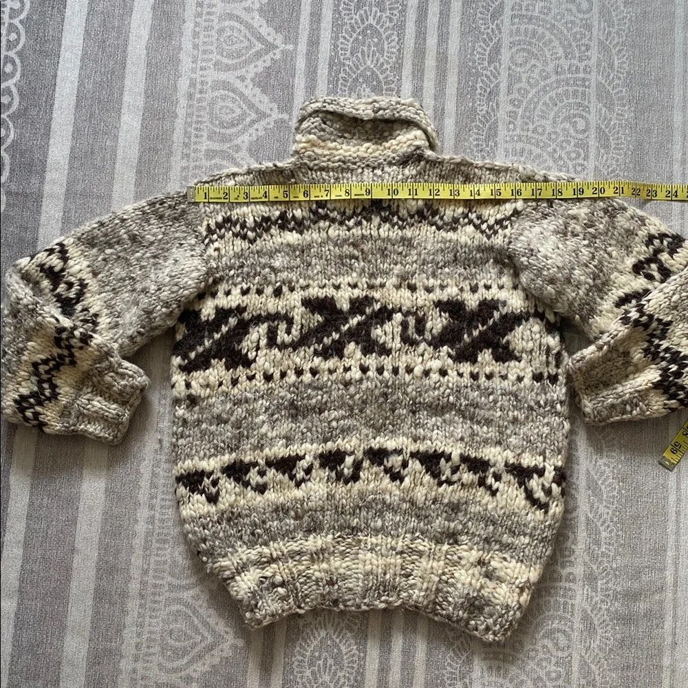Vintage 1950s/1960s Wool Cowichan Sweater